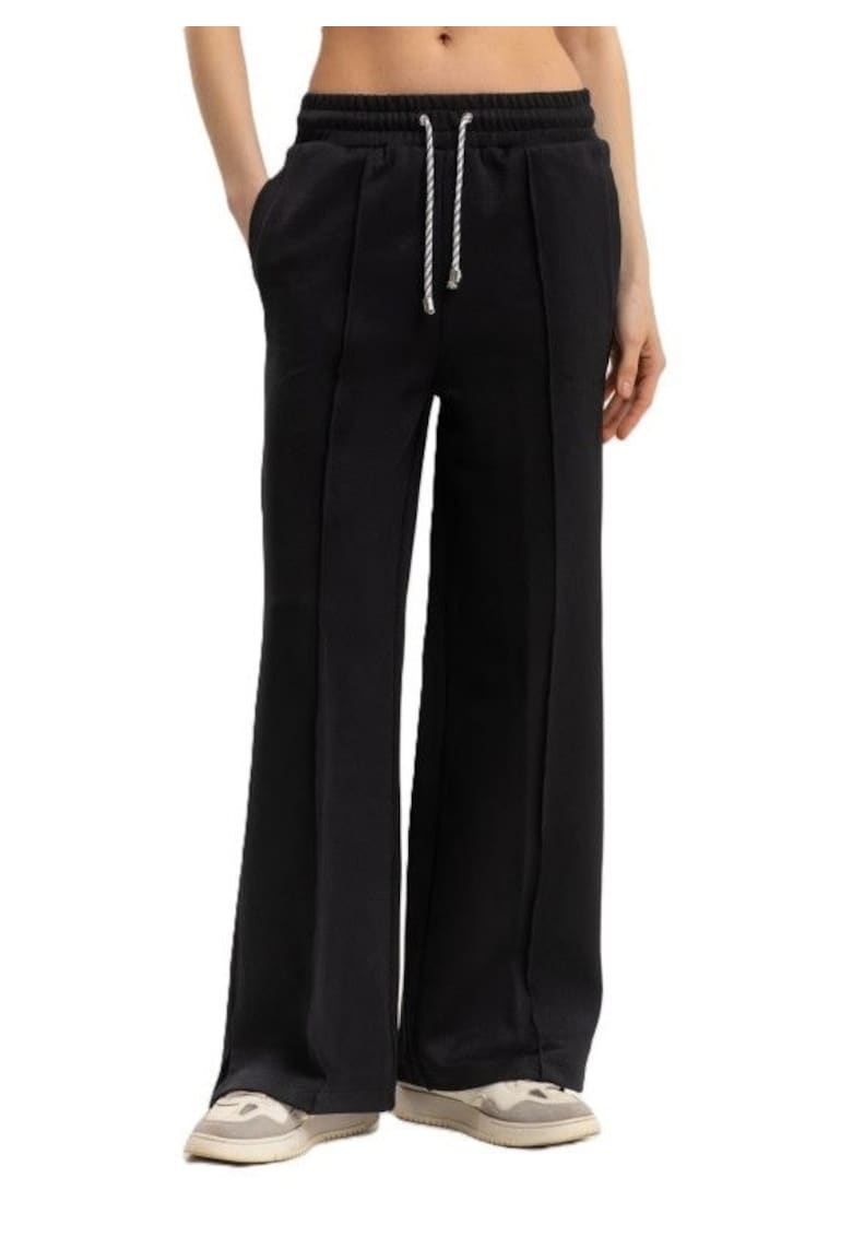 Pantaloni dama PANTS KOELIS - Bumbac - Negru - Negru