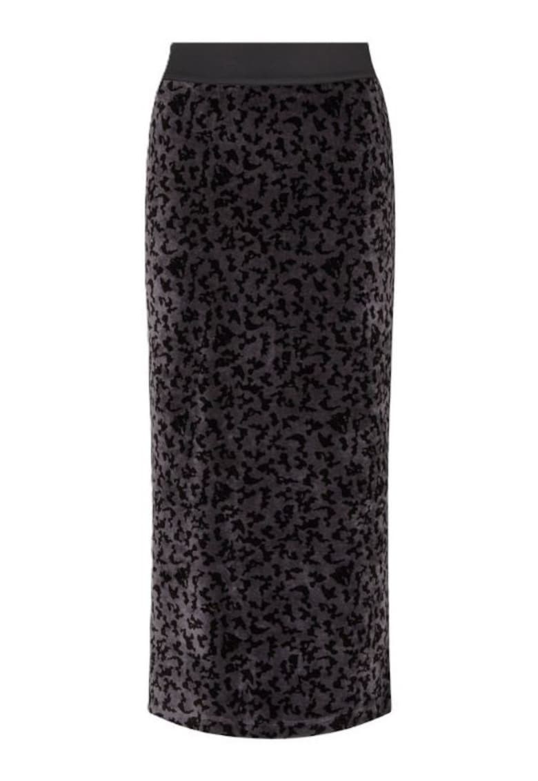 Fusta dama TRAIN GRAPHIC SERIES W SKIRT - Bumbac - Negru - Negru