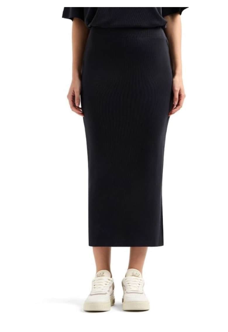 Fusta dama W SKIRT - Viscoza - Negru - Negru