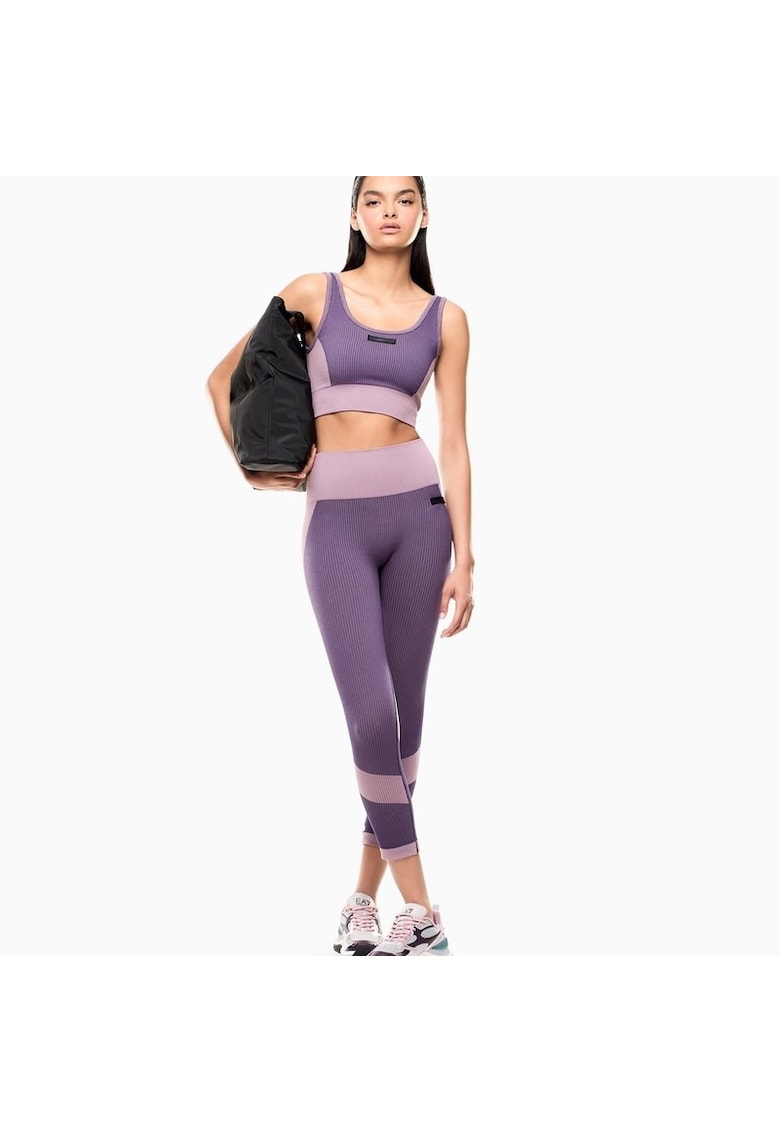 Colanti dama VIGOR7 W LEGGINGS HIGH WAIST SEAMLESS - Poliamida - Mov - Mov