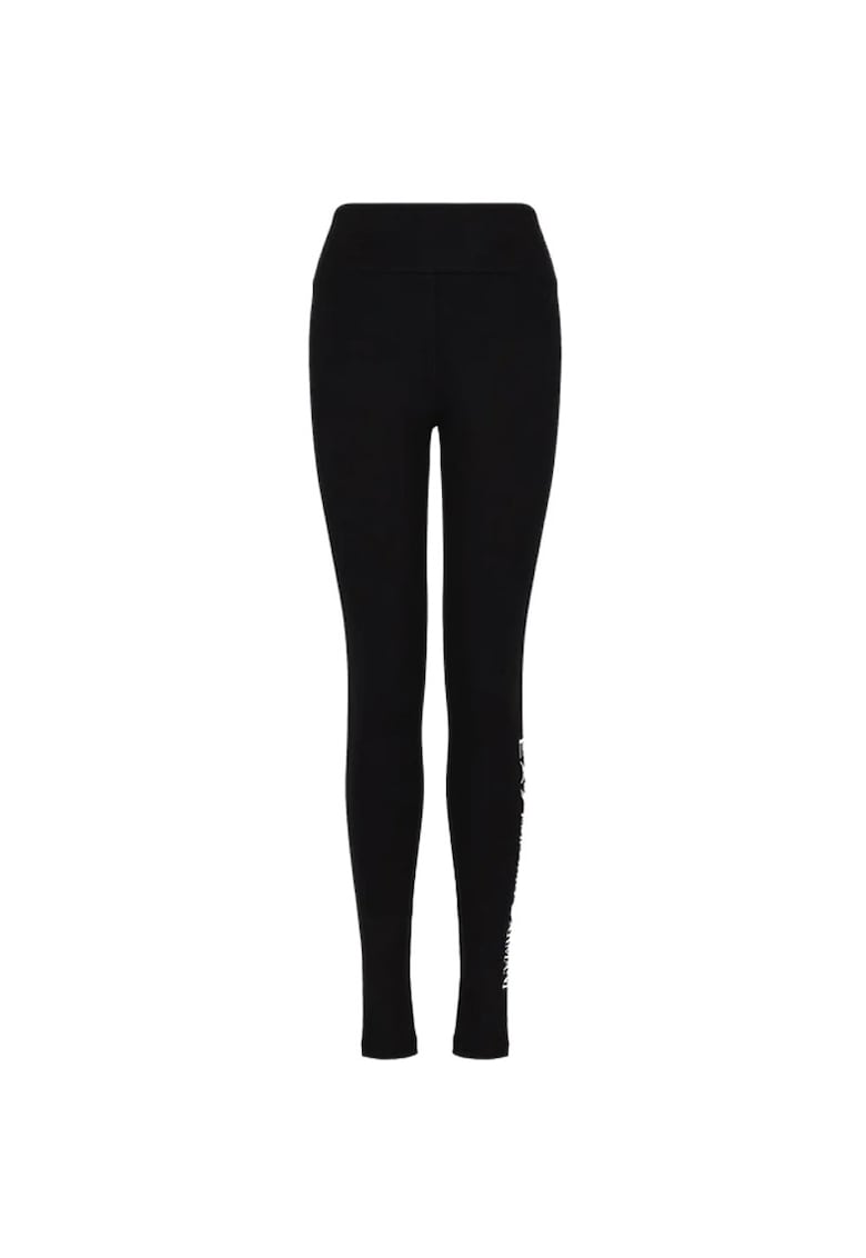Colanti dama W High Waist Leggings - Bumbac - Alb -