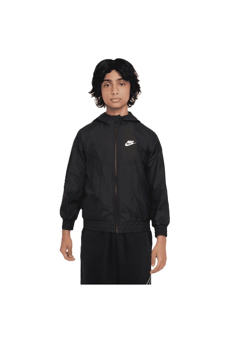 Jacheta copii K NSW RPL WR HD JKT - Poliester - Negru -