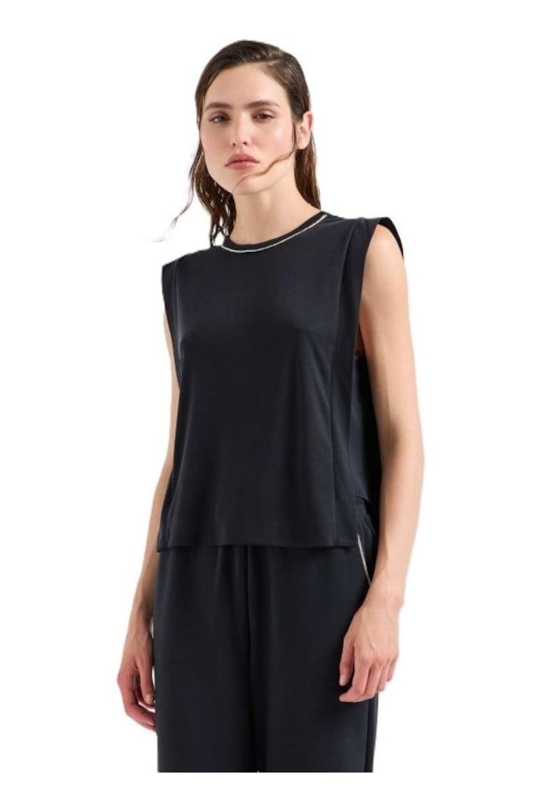 Maiou dama W TANK - Viscoza - Negrudwqf - Negru