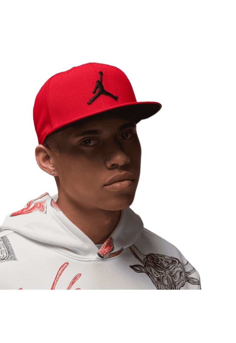 Sapca unisex U J PRO CAP S FB JUMPMAN - Poliester - Rosu - S-M INTL