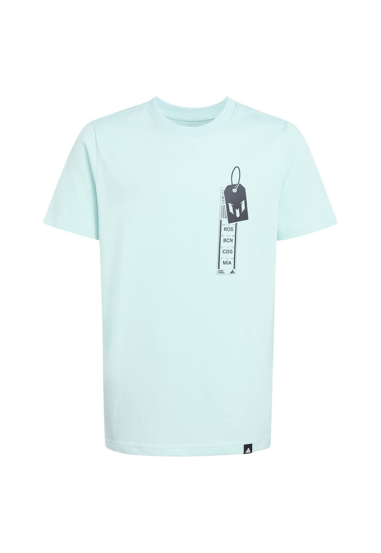 Tricou Y Messi Fun G T KB9475 Copii Turcoaz - Turcoaz
