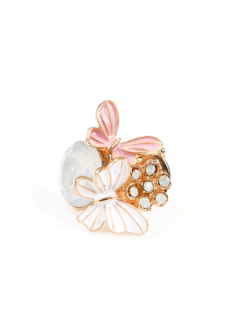 Brosa martisor fluturi roz
