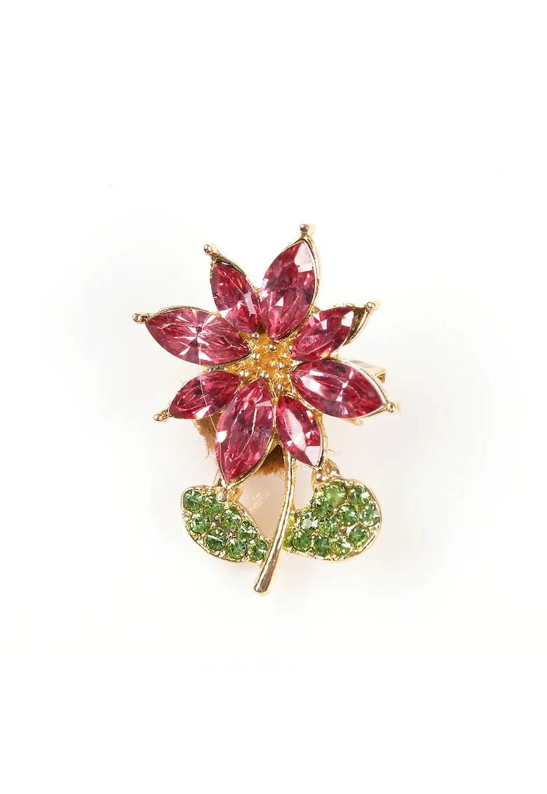 Brosa martisor floare cu petale roz