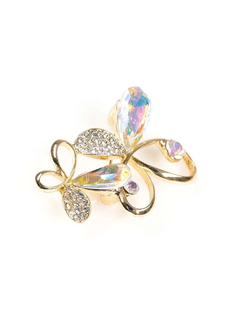 Brosa martisor fluturi cu pietre irizate