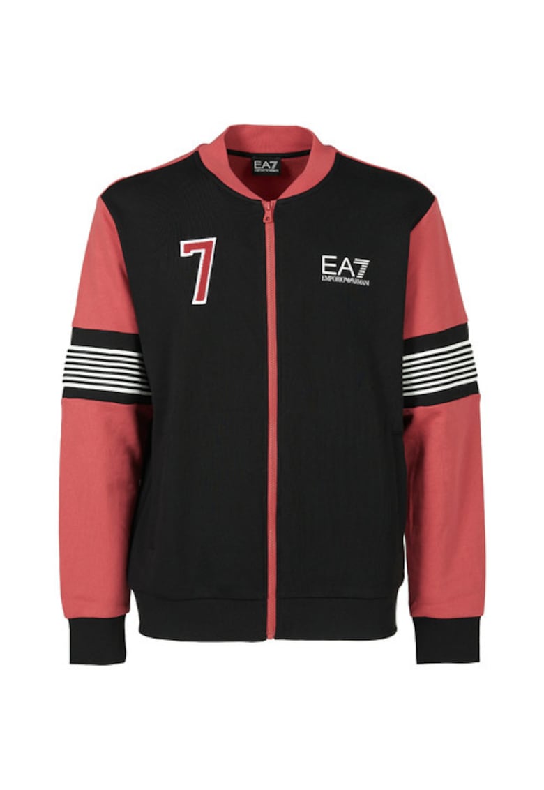 Hanorac barbati cu fermoar M T-TOP FZ BR - Bumbac - Negru - Negru