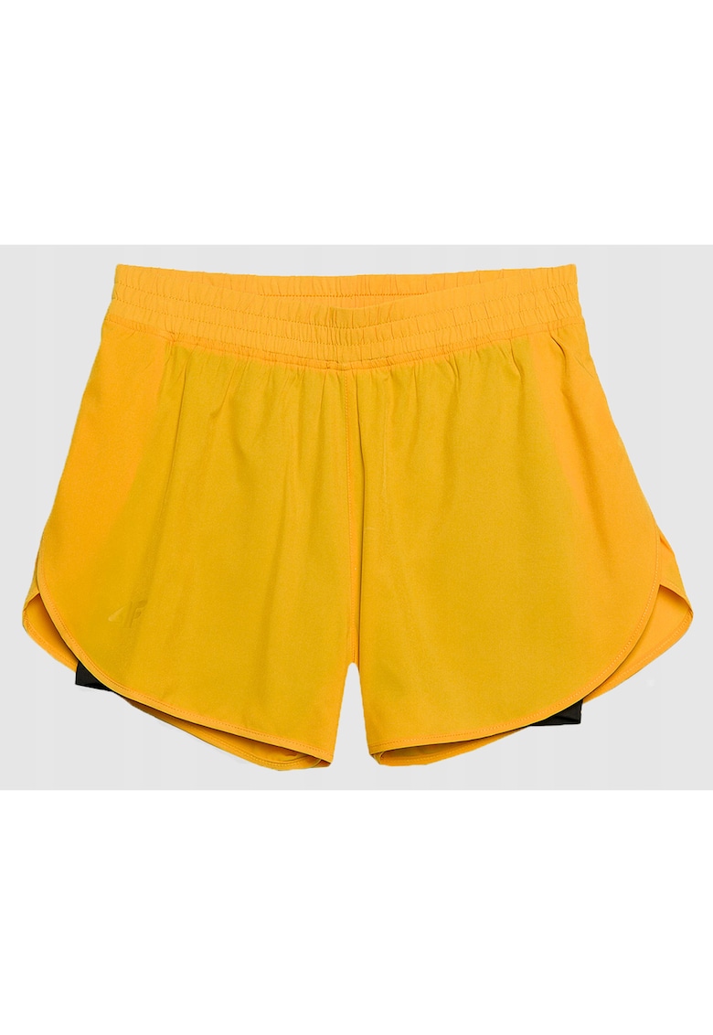 Pantaloni sport dama pantaloni scurti antrenament - uscare rapida - portocaliu