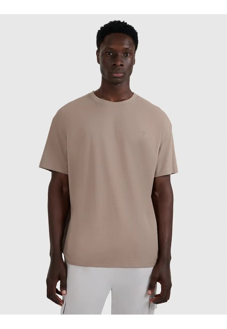 Tricou barbat - bumbac - bej