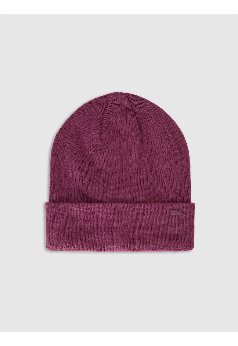 Caciula unisex acril - clasica - visiniu