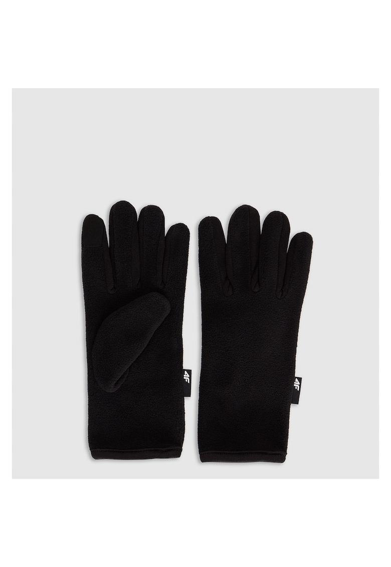 Manusi sport unisex polar cu touchscreen - model AGLOU151 AW25 - neagra - S