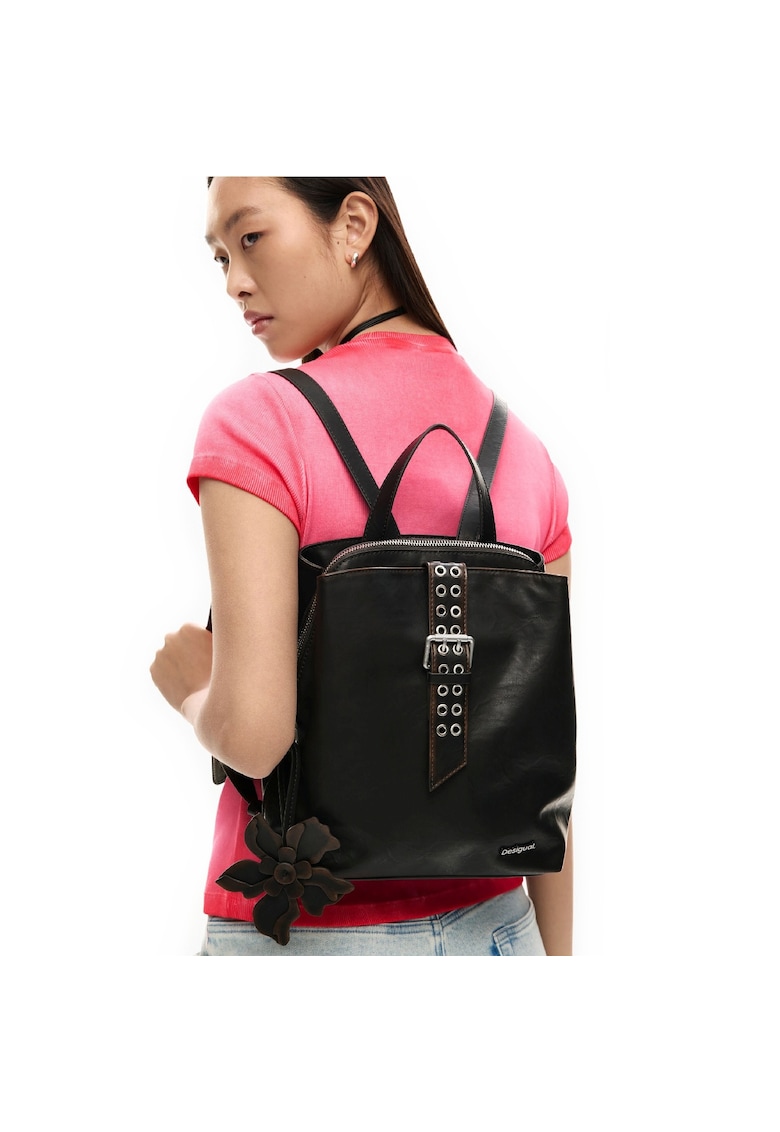 Rucsac de dama - seria Curio Choco Sumy Mini - Negru