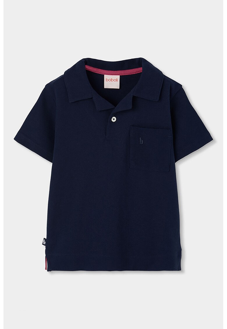 Tricou polo din bumbac - Albastru ultramarin