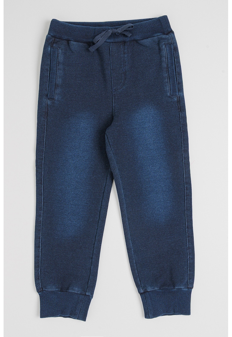 Pantaloni jogger cu doua buzunare - Negru