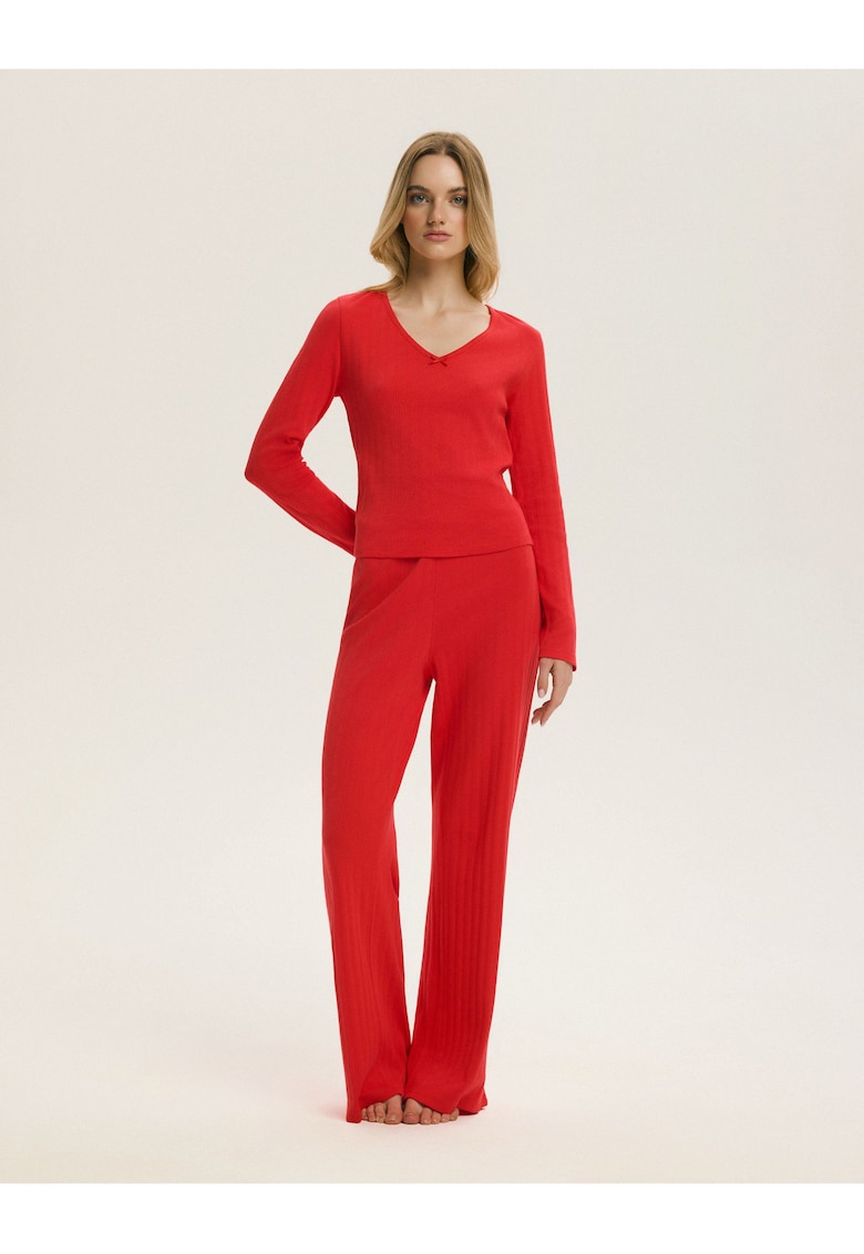 Pijama dama - Confortabil - Rosu - Intimacy - Uni