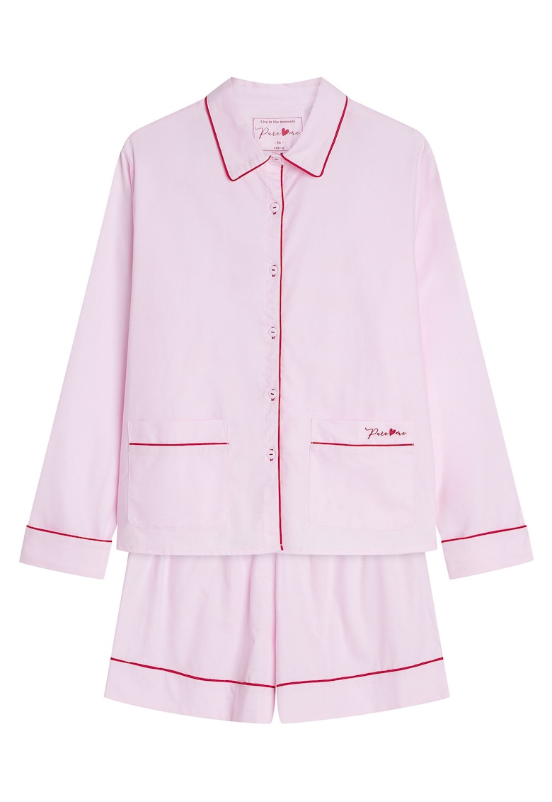Pijama dama - Roz deschis - Dungi - Pinkie - Dungi