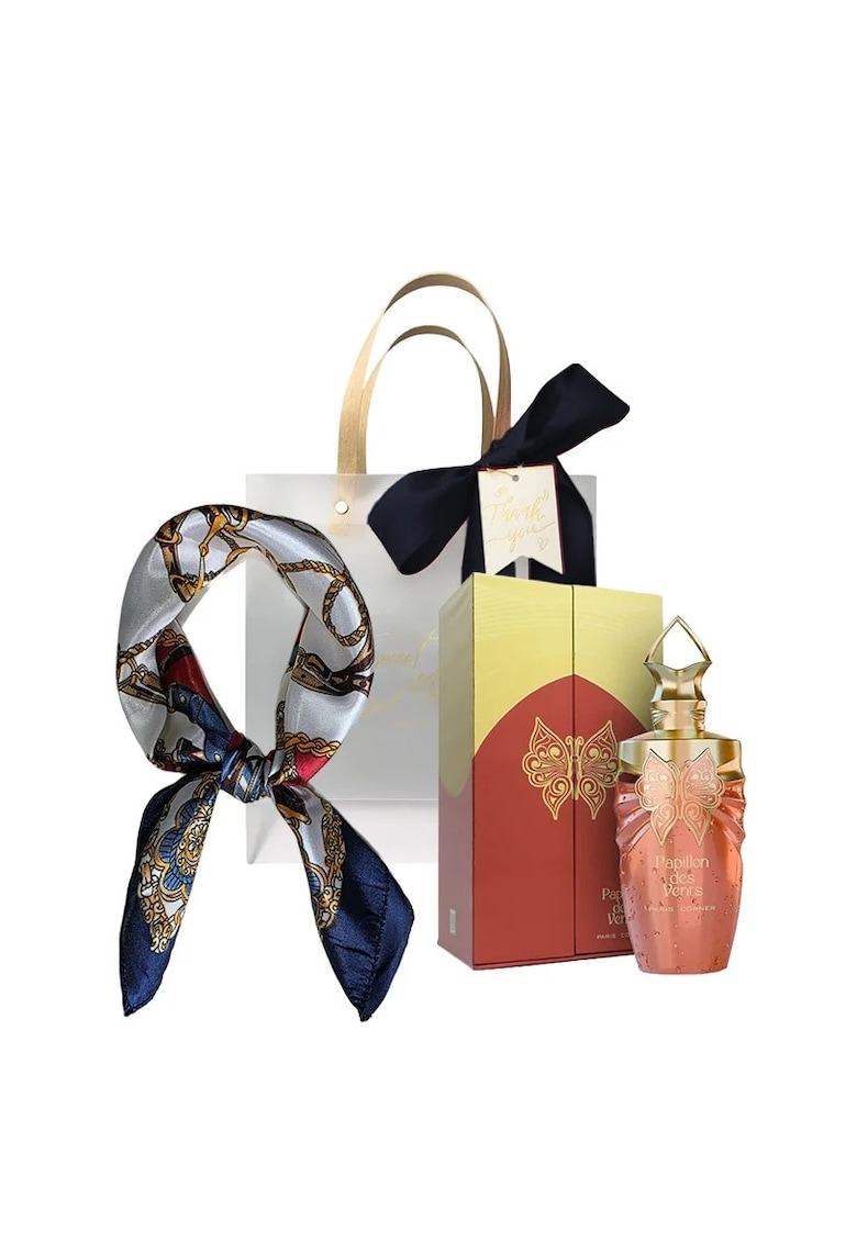 Set Papillon Des Vents Apa de Parfum - Femei - 100 ml + Esarfa satinata + Punga cadou