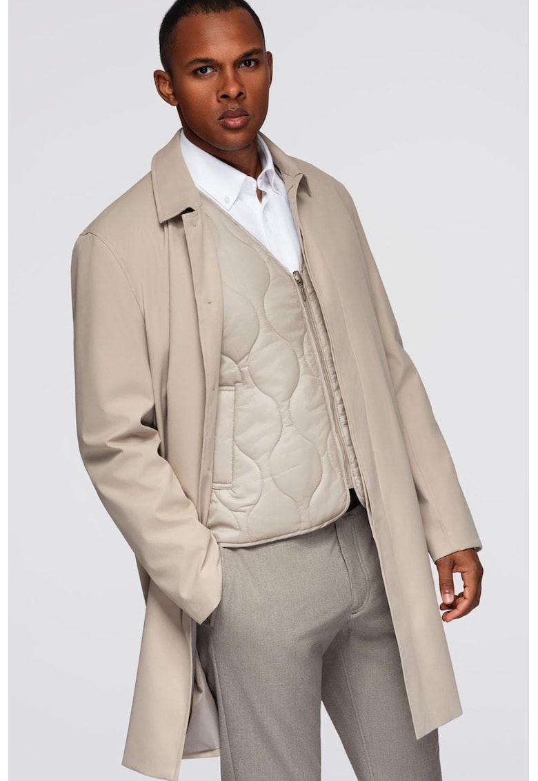 Haina cu vesta detasabila Minimalist - Bej