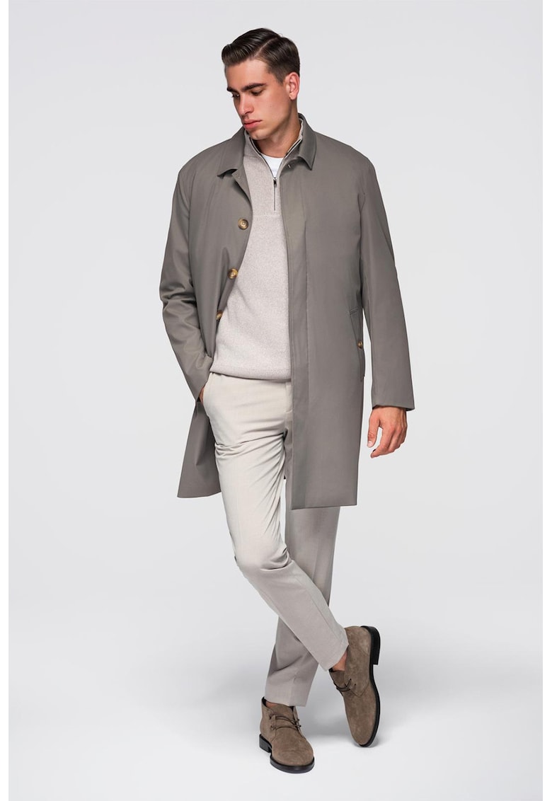 Haina cu vesta detasabila Minimalist - Maro taupe