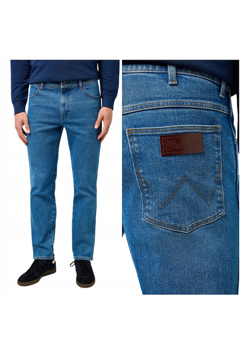 Blugi Barbati River Slim Fit - Albastru -