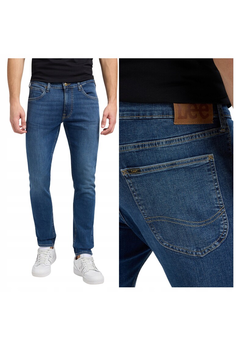 Spodnie Męskie Jeansowe Luke East New York Dopasowane Denim W36 L30