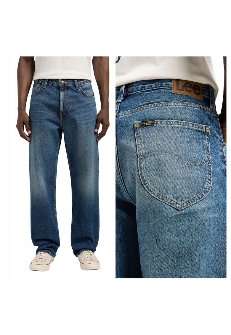 Blugi Asher Loose Fit - albastru - Gri