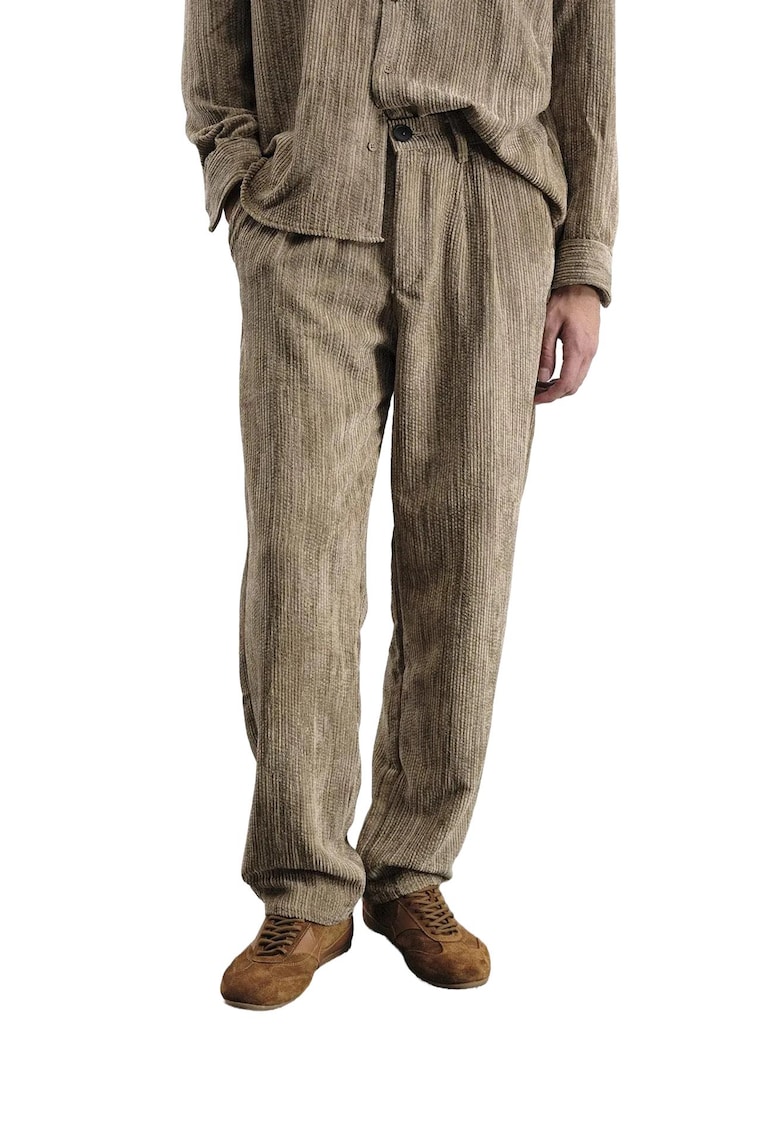 Pantaloni barbati - poliester - Maro