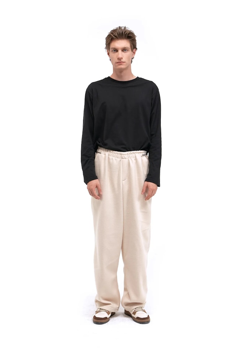 Pantaloni barbati - bej - bumbac/poliester