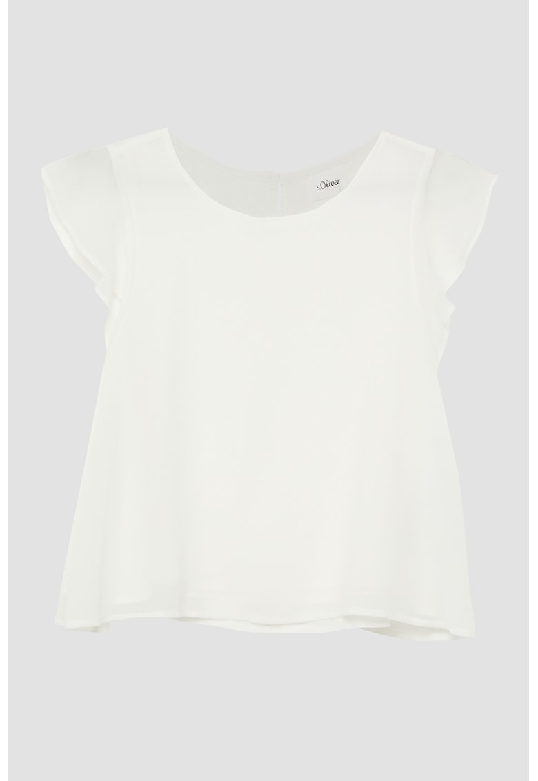 Bluza cu maneci fluture - Alb murdar