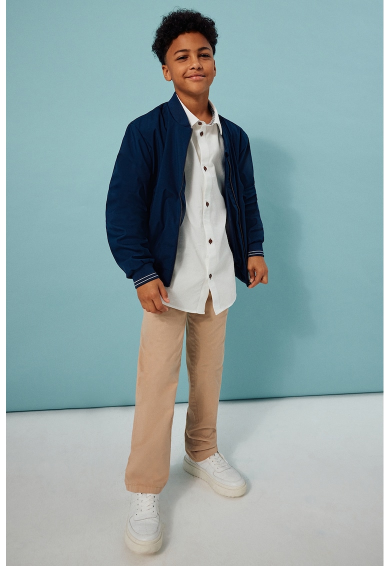 Jacheta bomber regular fit - Bleumarin