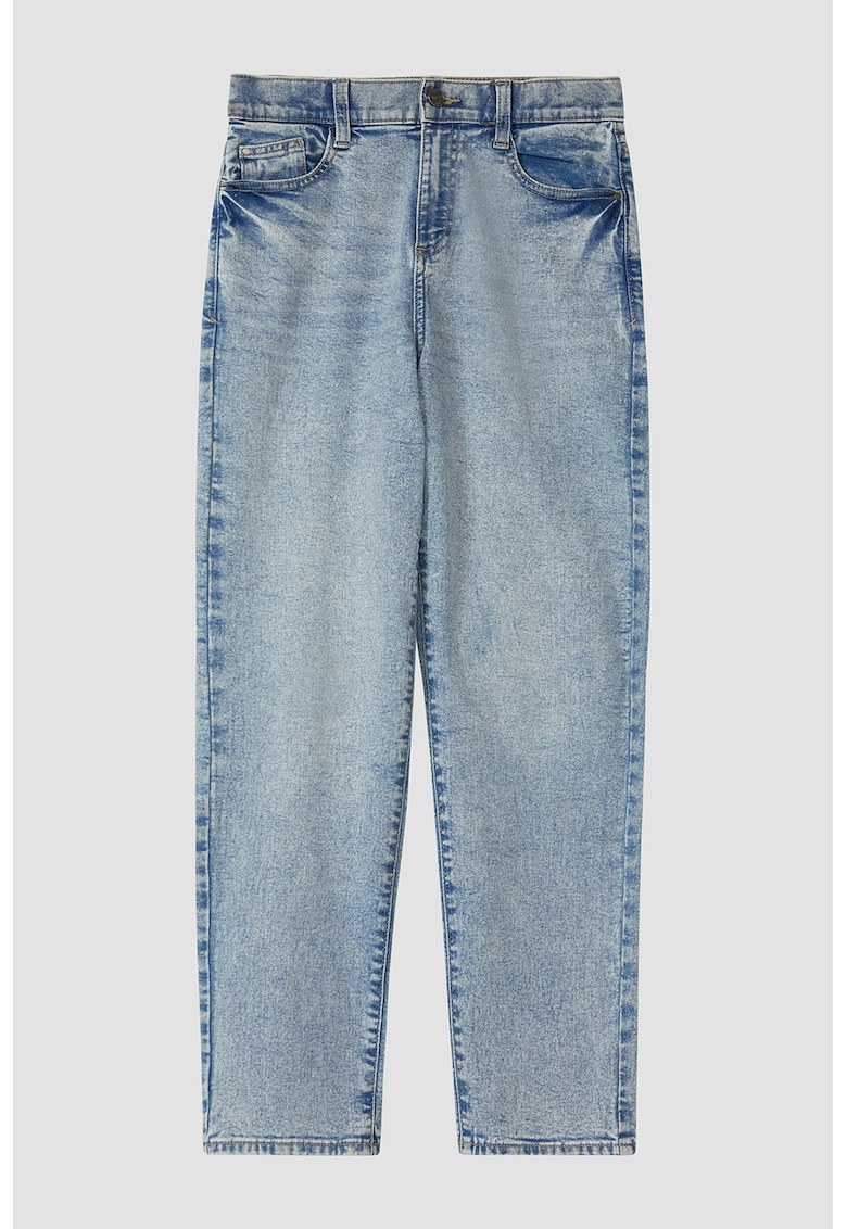 Blugi relaxed fit - Albastru pastel