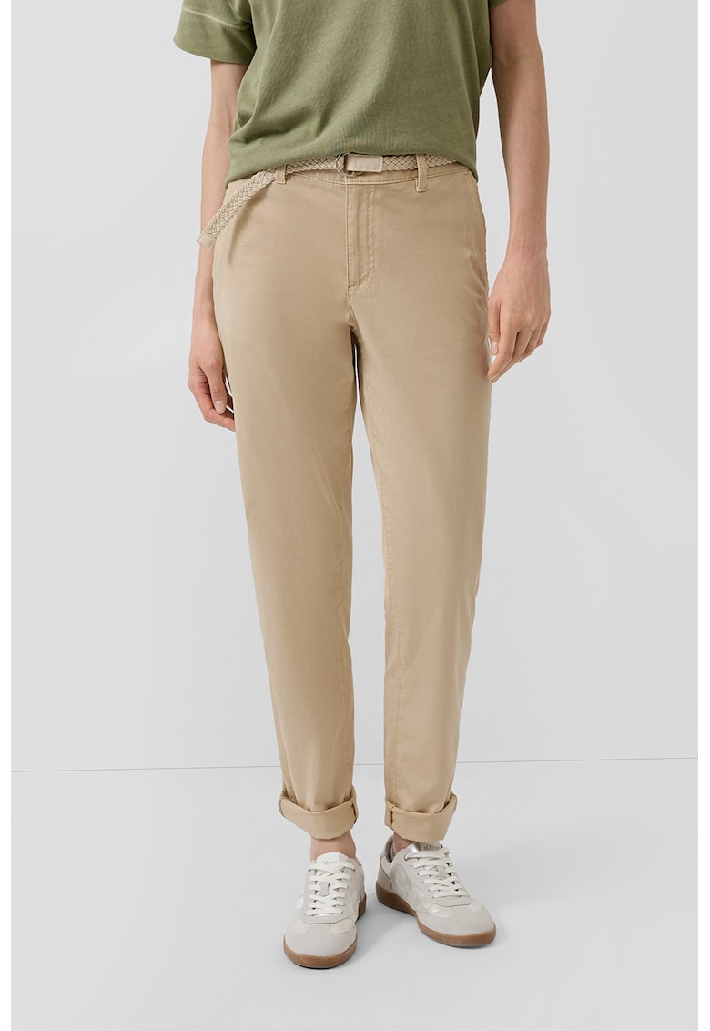 Pantaloni chino uni - Bej