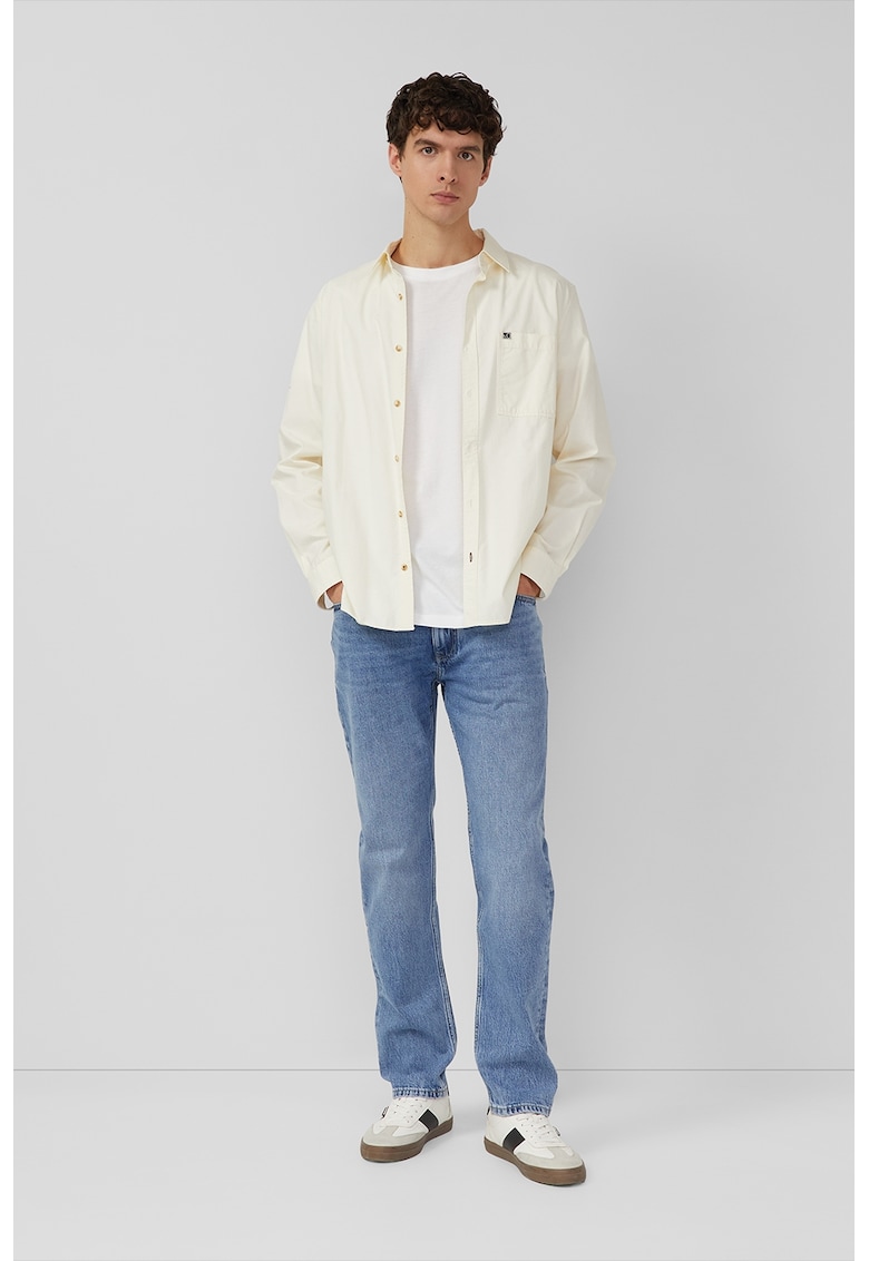 Blugi regular fit cu 5 buzunare Benito - Albastru pastel