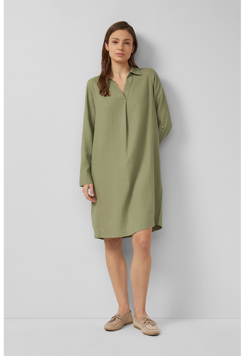 Rochie-camasa lejera cu guler clasic
