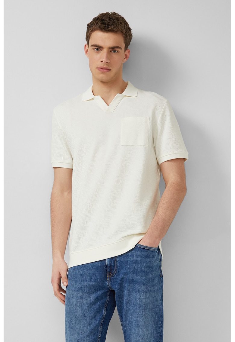 Tricou polo cu buzunar pe piept