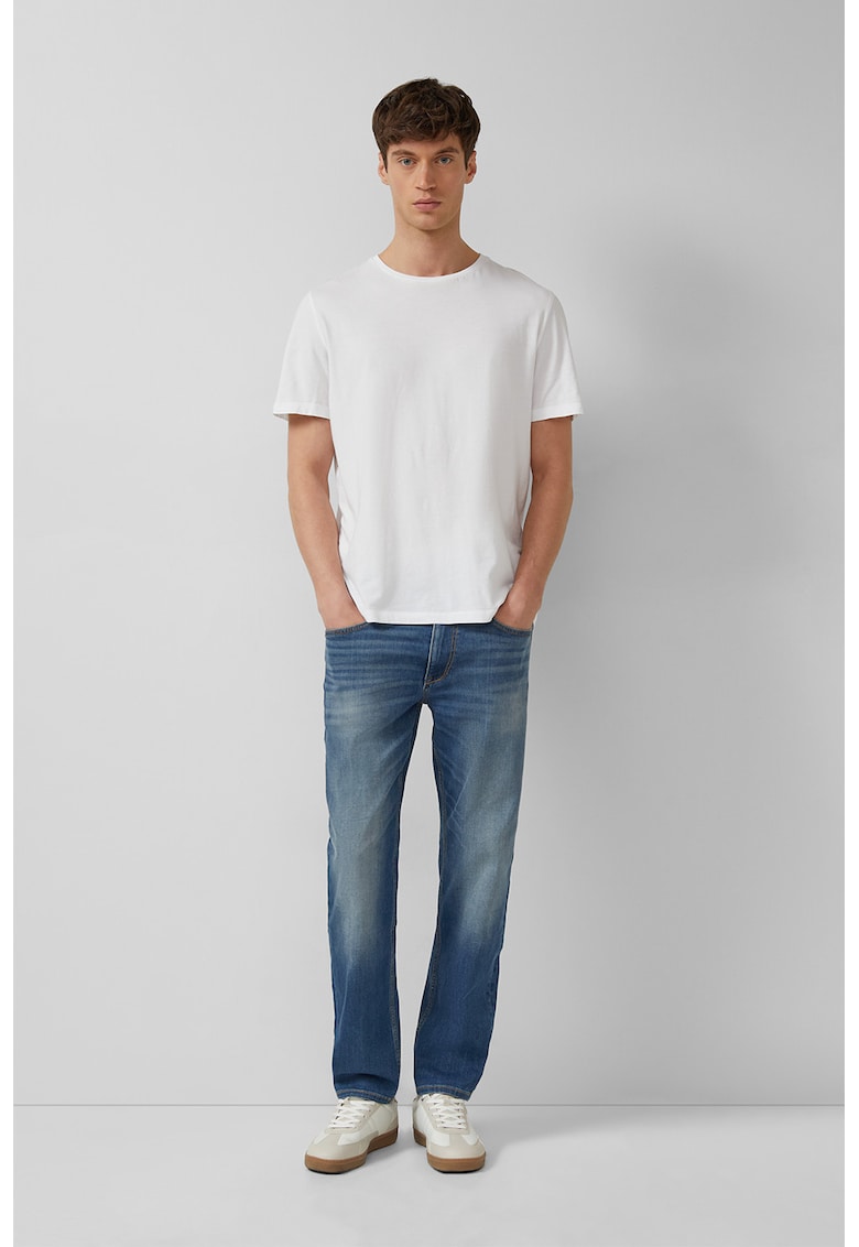 Blugi slim-fit cu croiala dreapta Nelio - Albastru inchis -