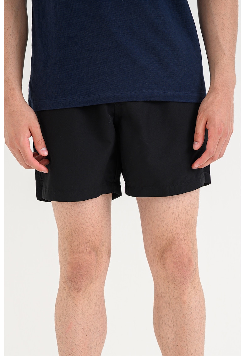 Pantaloni scurti de baie cu snur - Negru