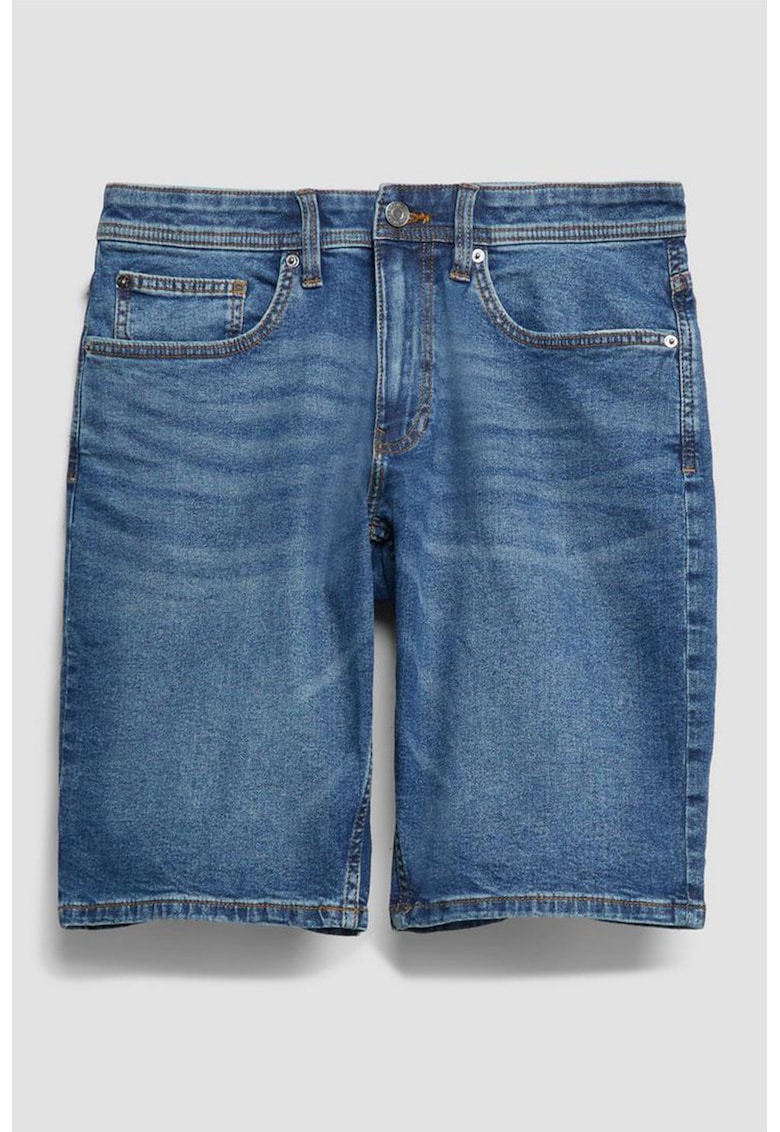 Bermude regular fit din denim - Albastru