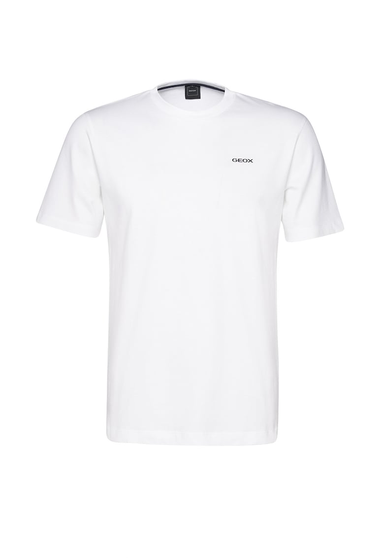 Tricou cu imprimeu grafic pe partea din spate - Alb/Albastru
