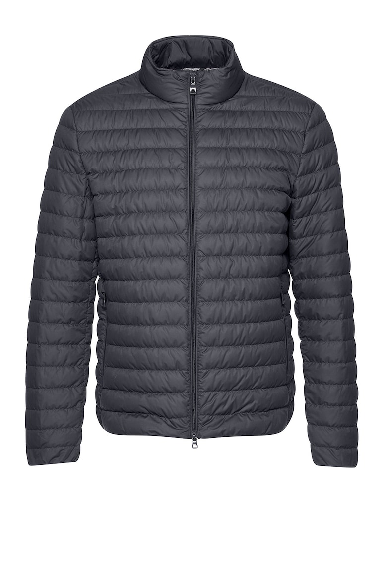 Jacheta matlasata cu buzunare cu fermoar - Albastru ultramarin