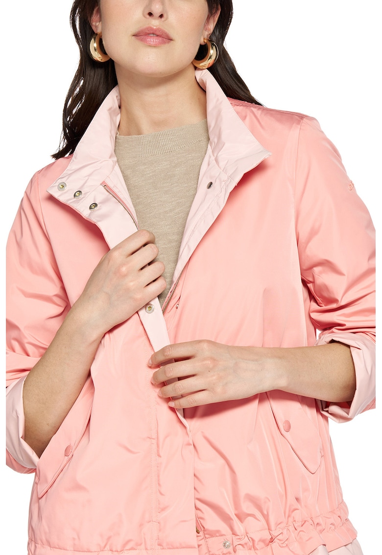 Jacheta usoara cu buzunare cu clapa - Roz somon