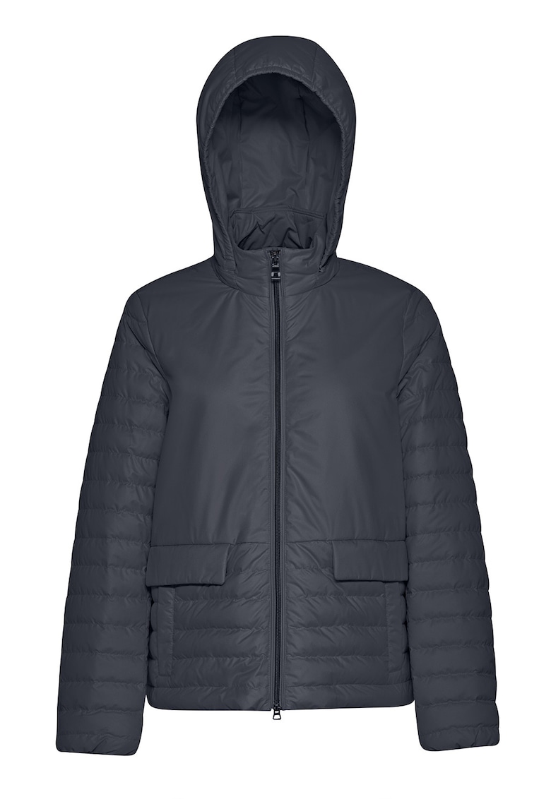 Jacheta matlasata cu gluga Myluse - Bleumarin