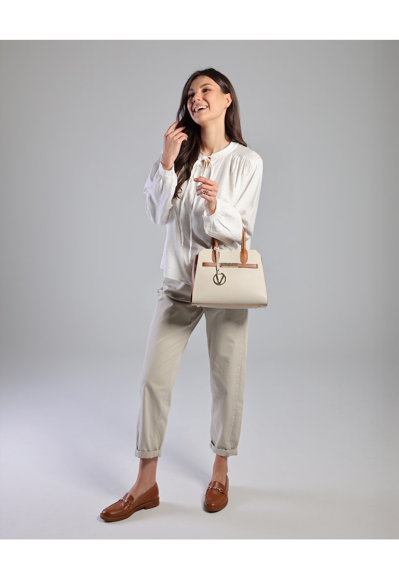 Geanta crossbody din piele cu bareta detasabila