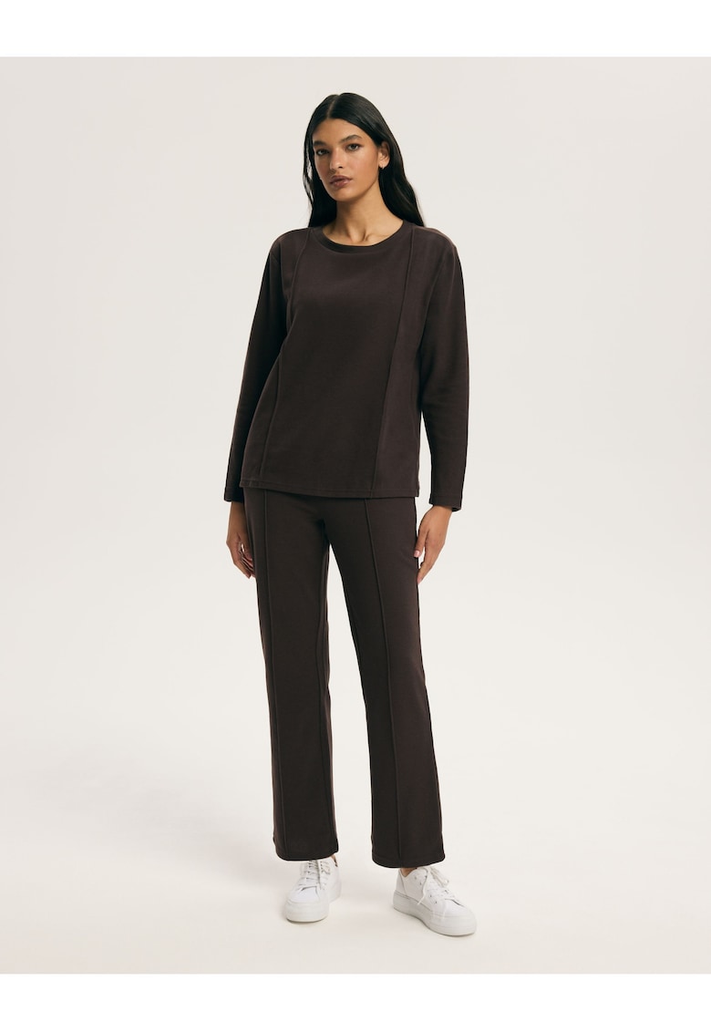 Costum dama - set din doua piese - maro - Ciri S - Maro