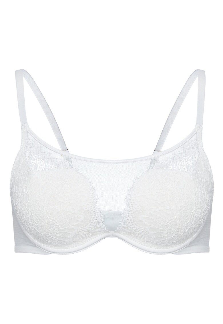 Sutien push-up - dama - Crown - Alb