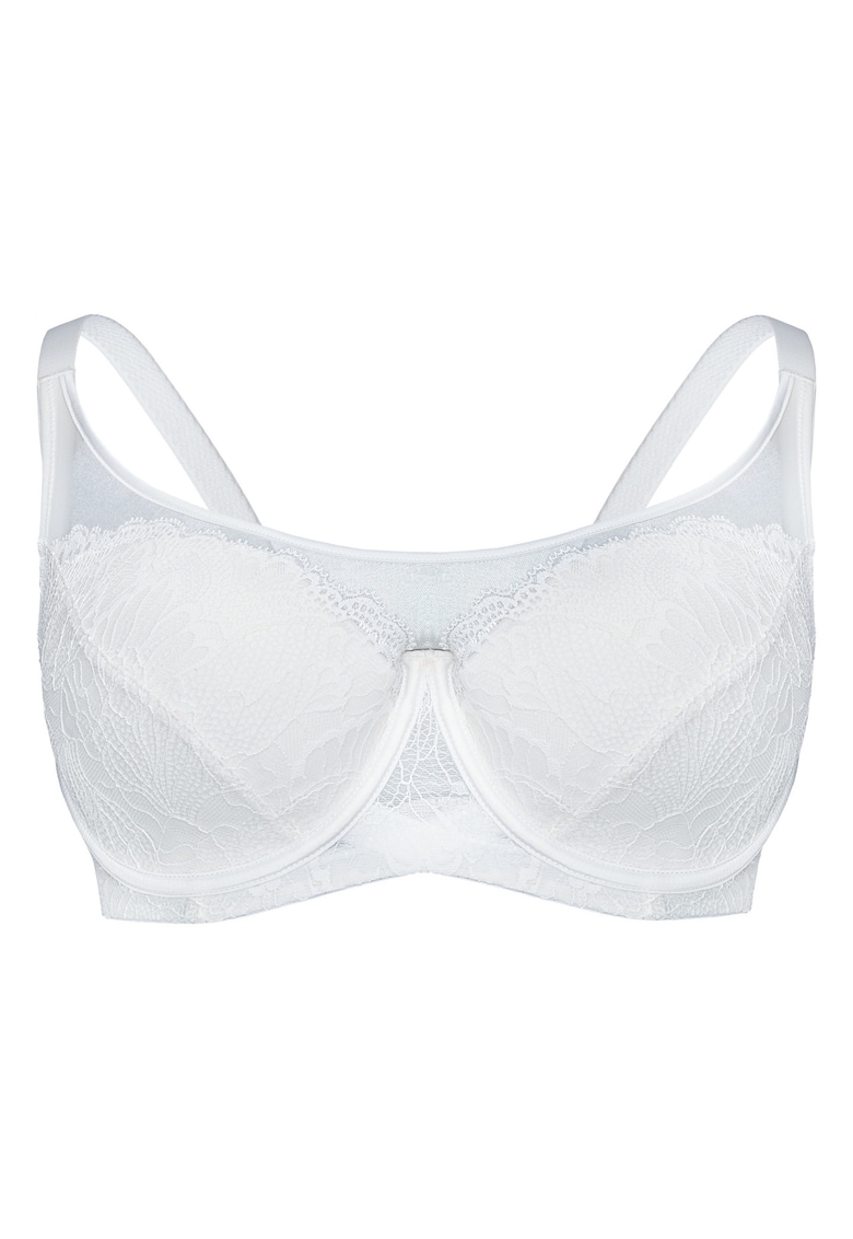 Sutien elegant - dama - Crown - Alb