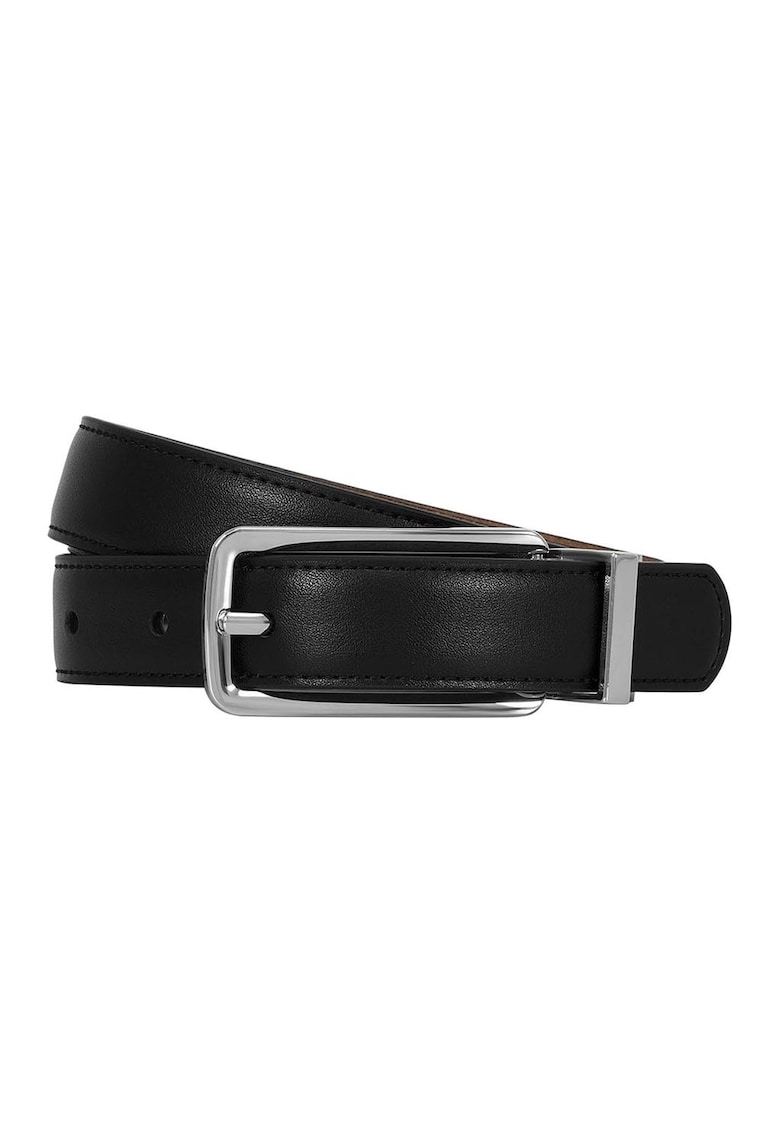 Curea reversibila de piele - Maro deschis