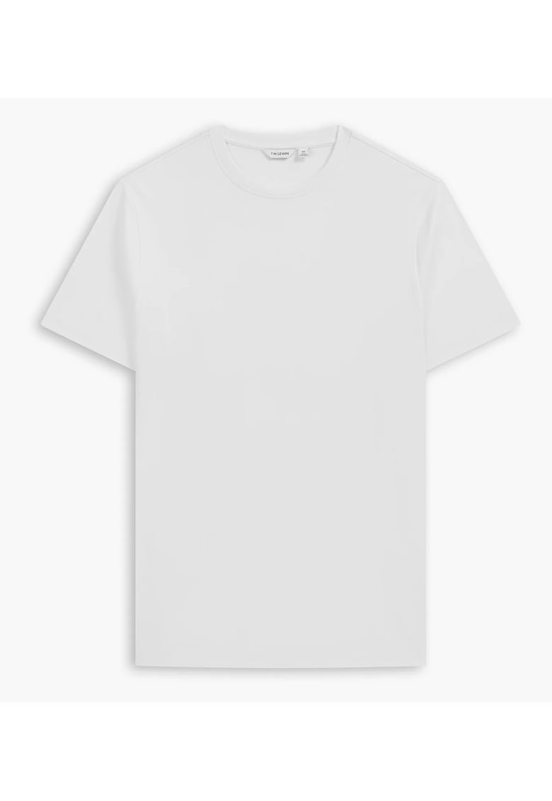 Tricou alb din bumbac